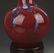 A RED GLAZE GLOBULAR SHAPE VASE - 3