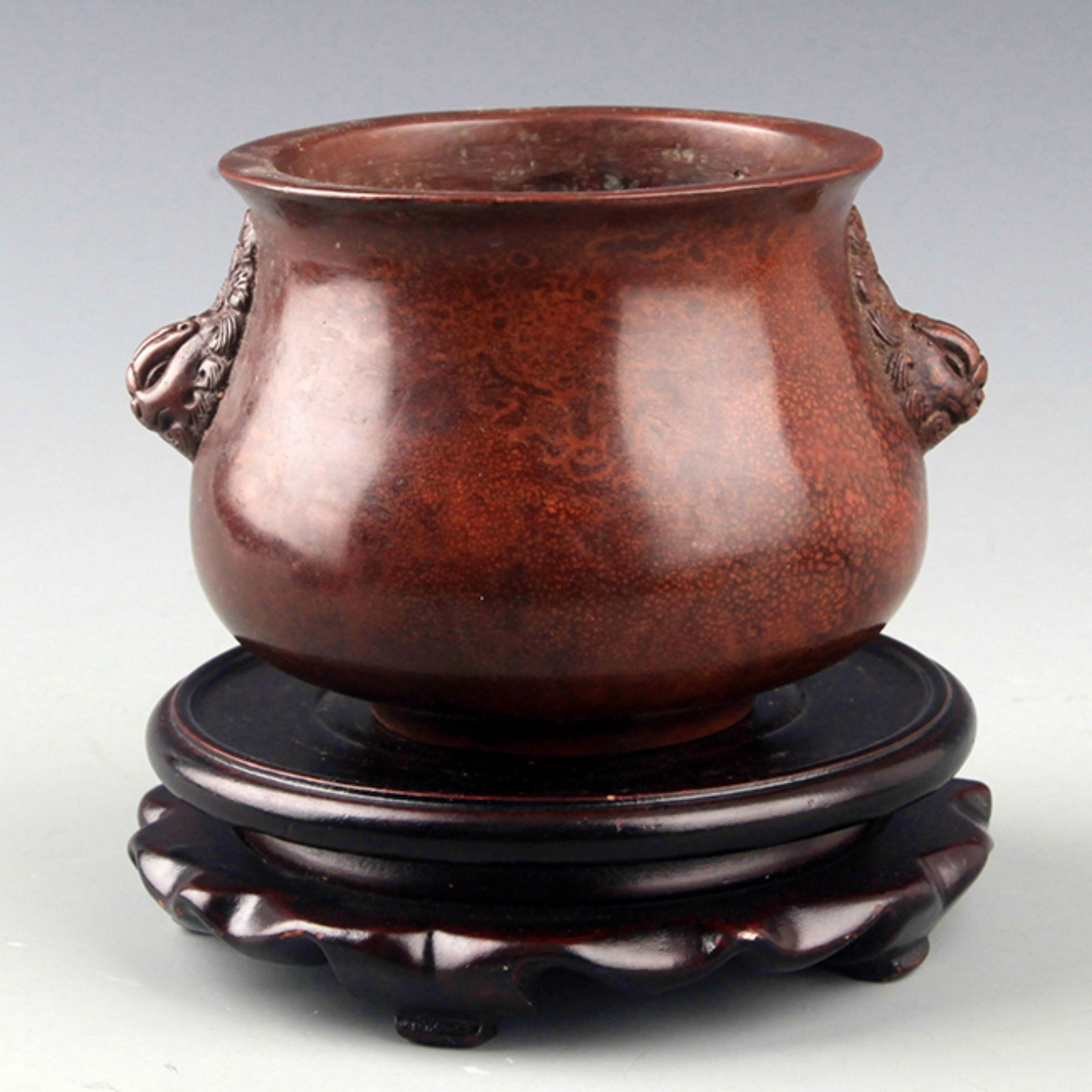 A FINELY MADE BRONZE GUI STYLE CENSER (1 of 9)
