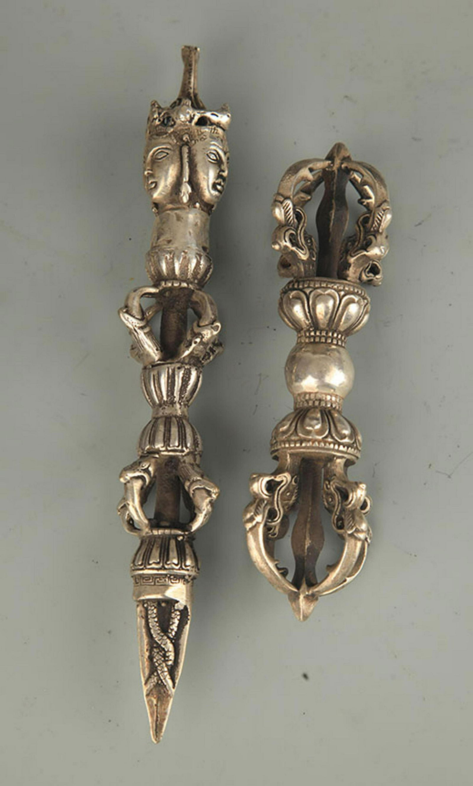 TIBETAN BUDDHISM INSTRUMENTS VAJAR AND PHURBA (1 of 4)