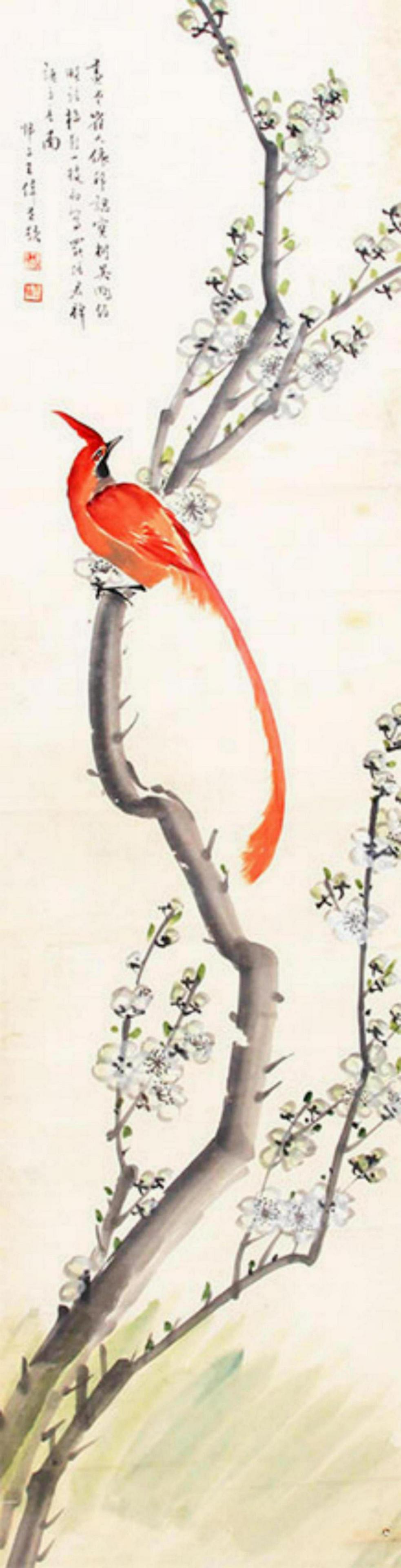 WANG WEI, CHINESE PAINTING ATTRIBUTED TO: Modern, ,High:49.00 inch; Width:12.00 inch