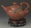 FINE PEACH SHAPED ZI SHA TEAPOT