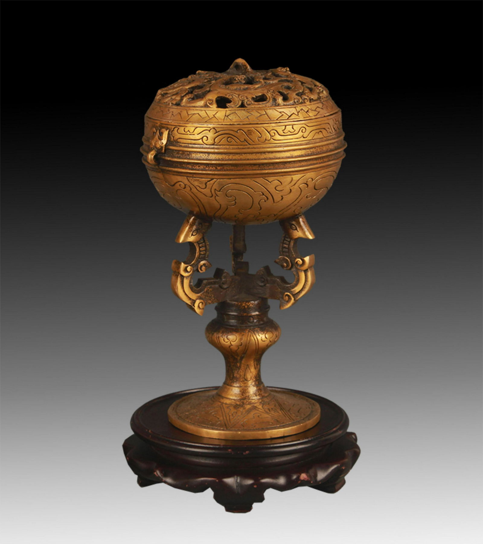 DRAGON FOOT BRONZE AROMATHERAPY (1 of 5)