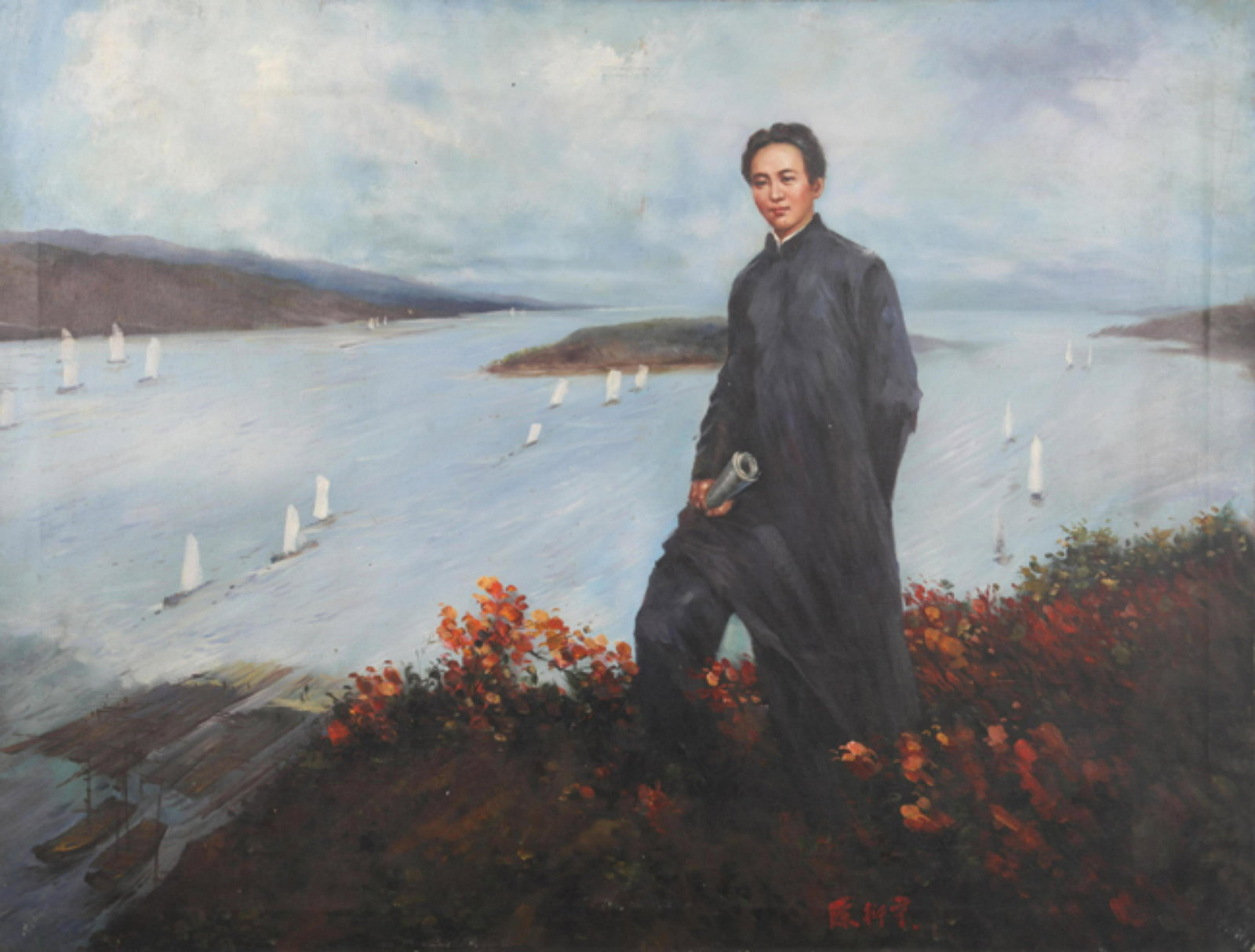 CHINESE PAINTING, ATTRIBUTED TO CHEN YAN NING (1 of 5)