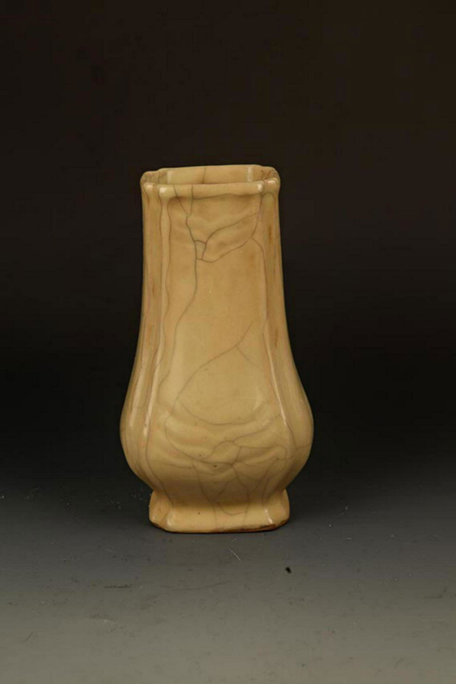 GUAN TYPE GLAZED SQUARE BOTTLE (1 of 5)