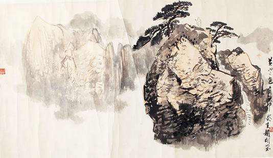 ZHAO GANG, CHINESE PAINTING ATTRIBUTED TO: Contemporary, High:17.5 inch; Width:30.00 inch