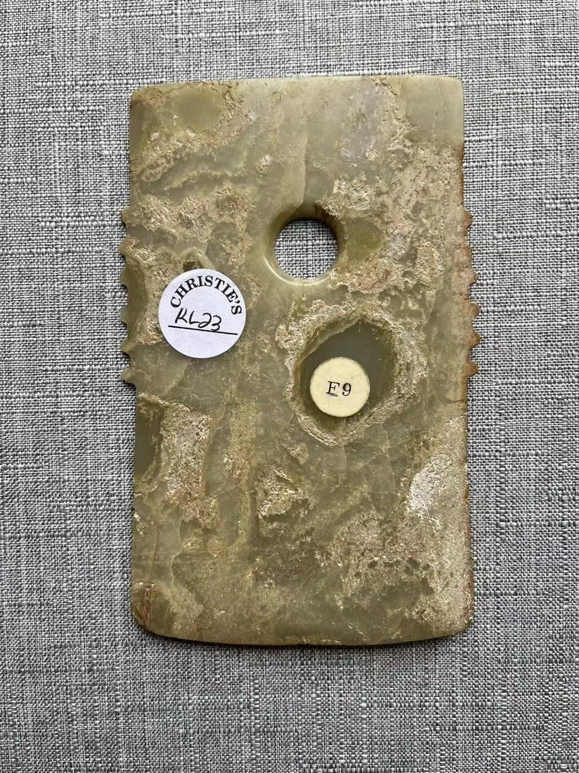 AN OLD JADE AXE (1 of 4)