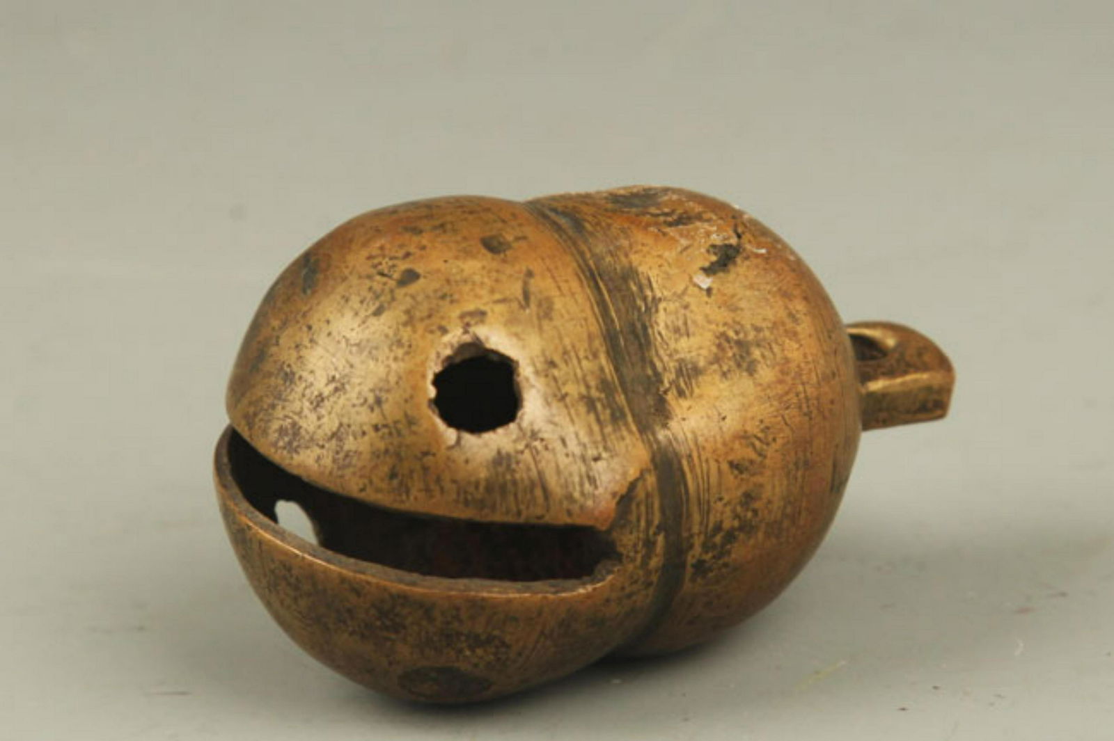 A FINE SMALL BRONZE BELL (1 of 3)