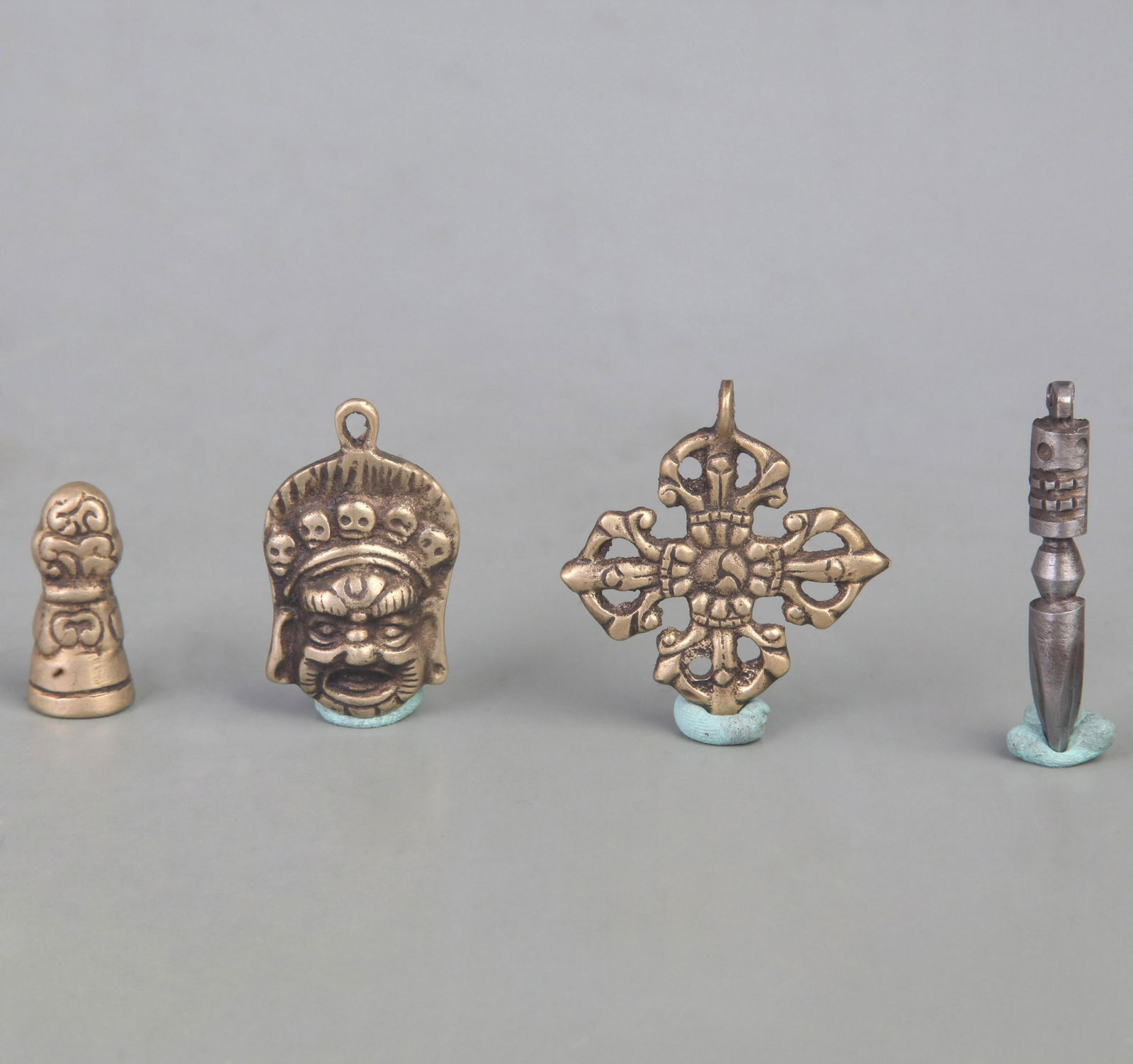 GROUP OF FOUR TIBETAN BUDDHISM PENDANT (1 of 7)