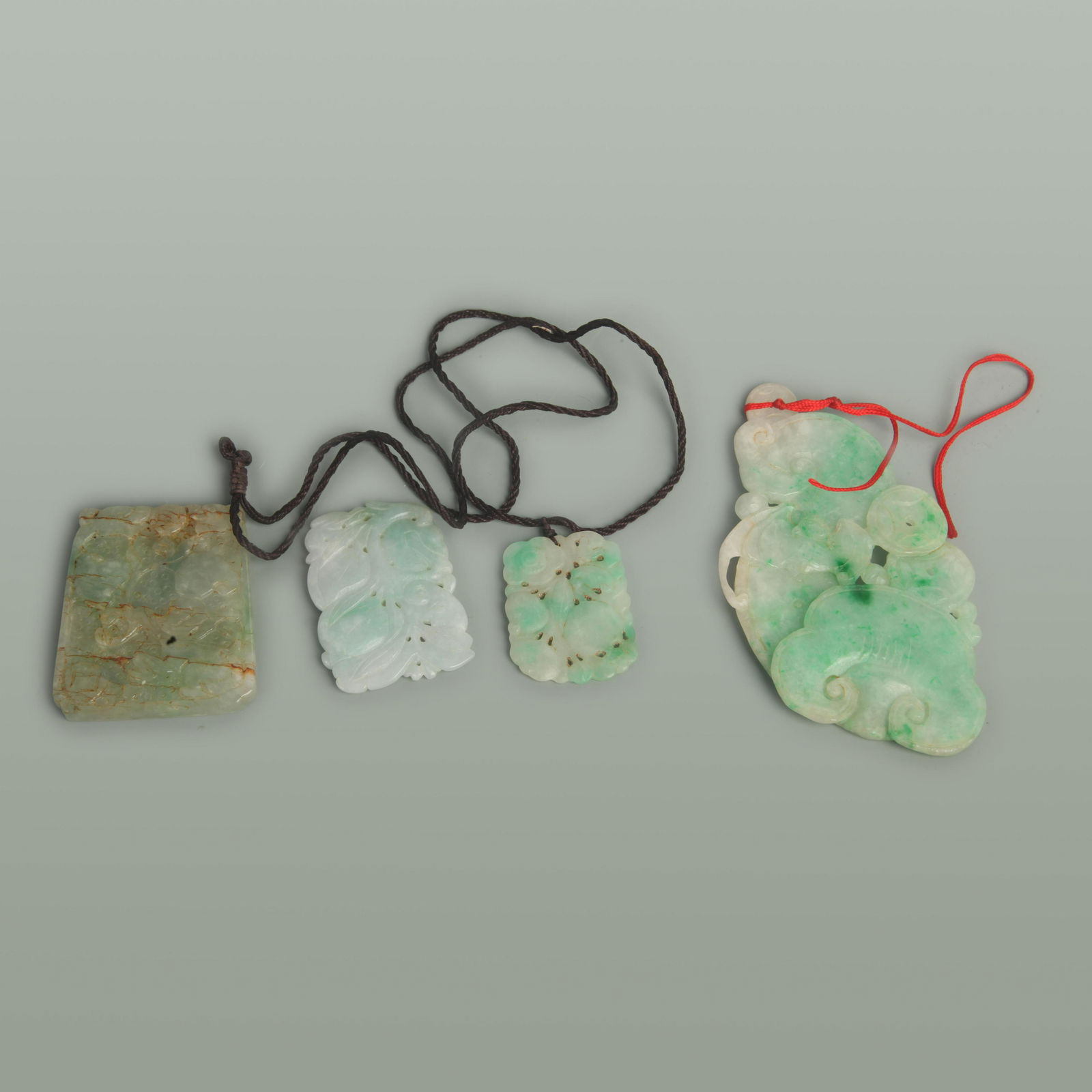 GROUP OF FOUR JADE PENDANT (1 of 12)