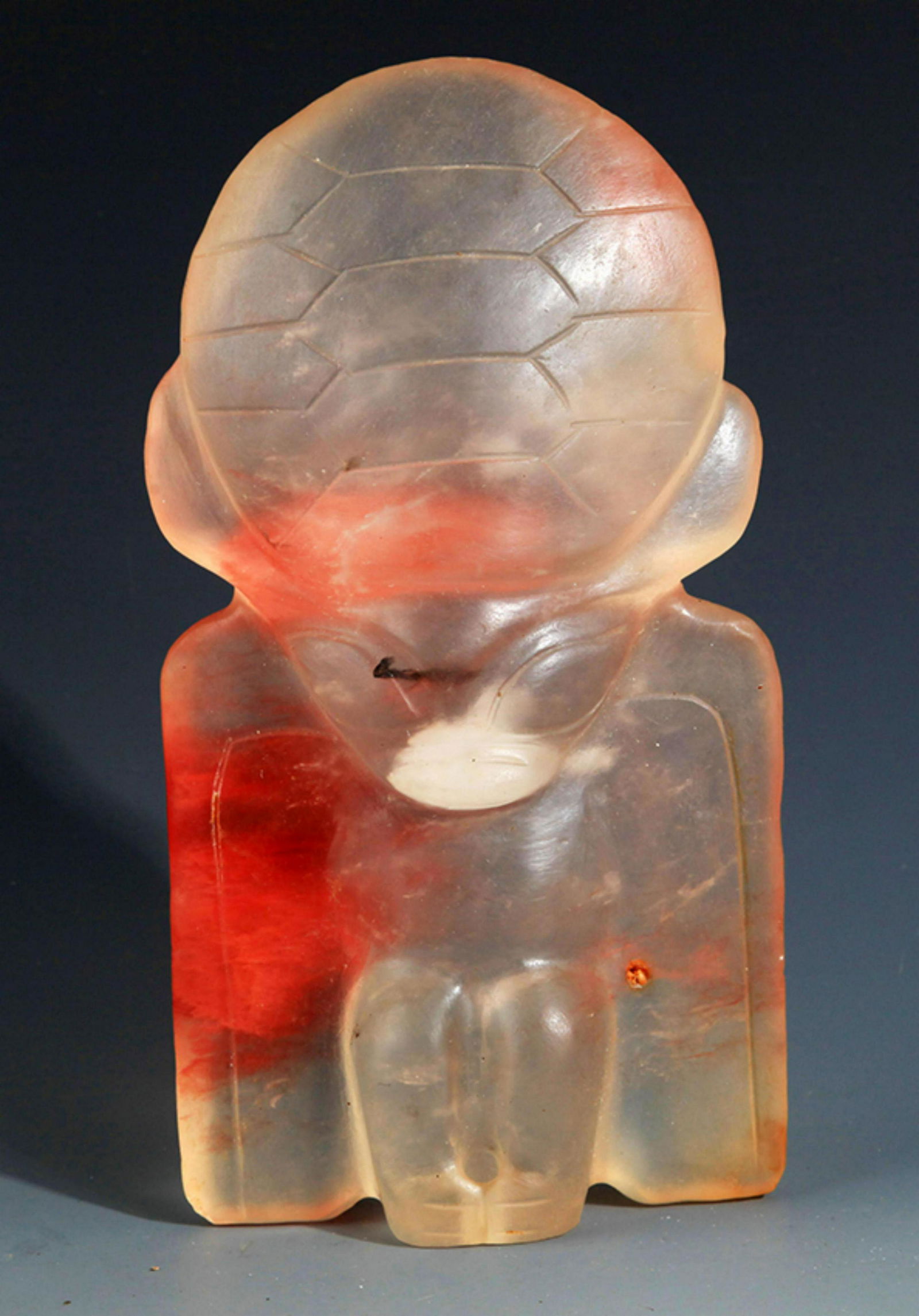 A LARGE CRYSTAL HUMAN FIGURE (1 of 6)