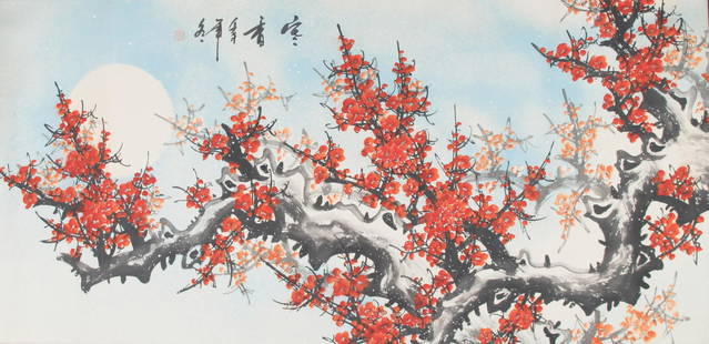 LUO QI, CHINESE PAINTING ATTRIBUTED TO: Modern, H:24.2 inch; Width:50.3 inch