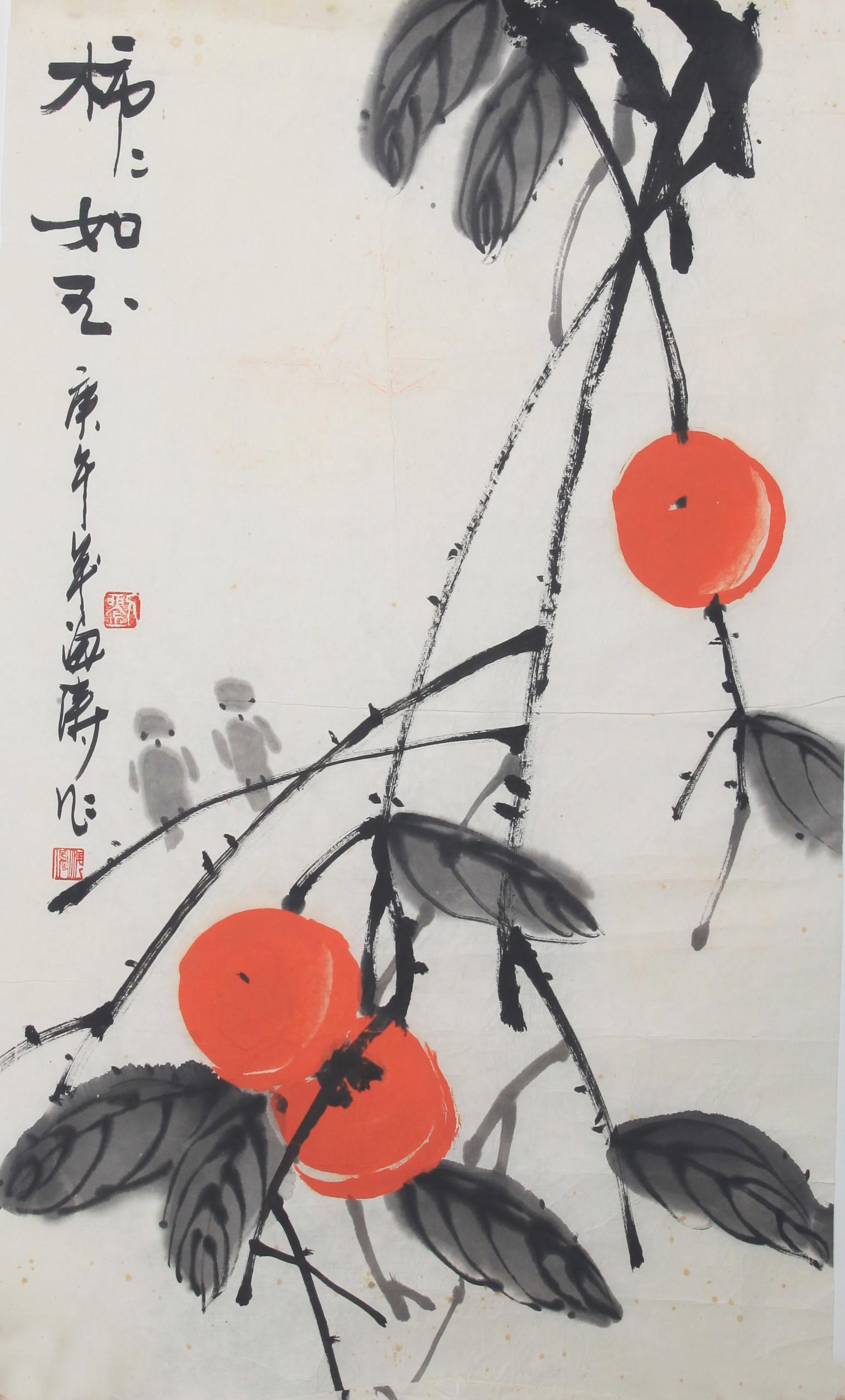 LIU HAI TAO, CHINESE PAINTING ATTRIBUTED TO: Modern, H:26.5 inch; Width:16.00 inch