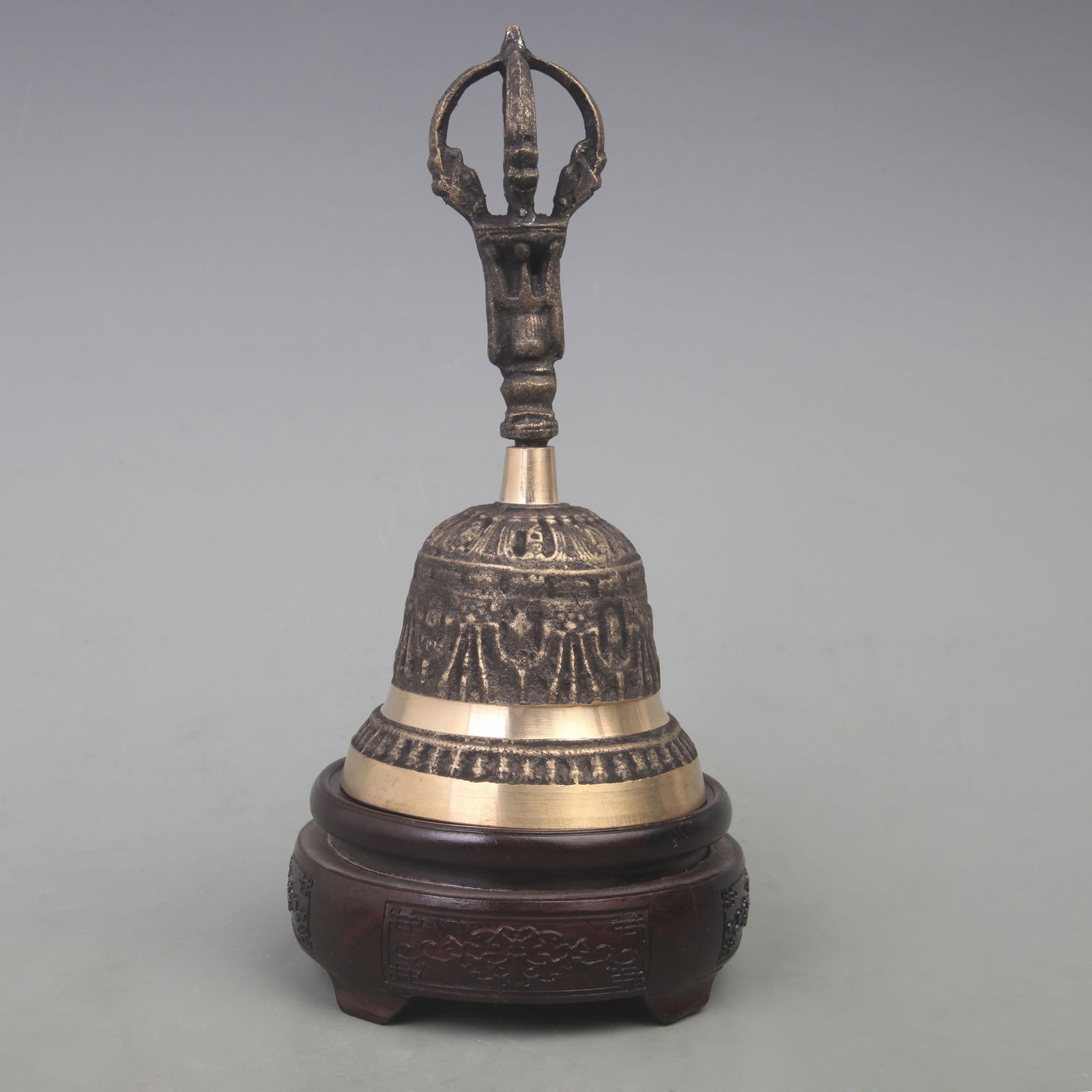 TIBETAN BUDDHIST BRONZE PRAYER BELL (1 of 5)