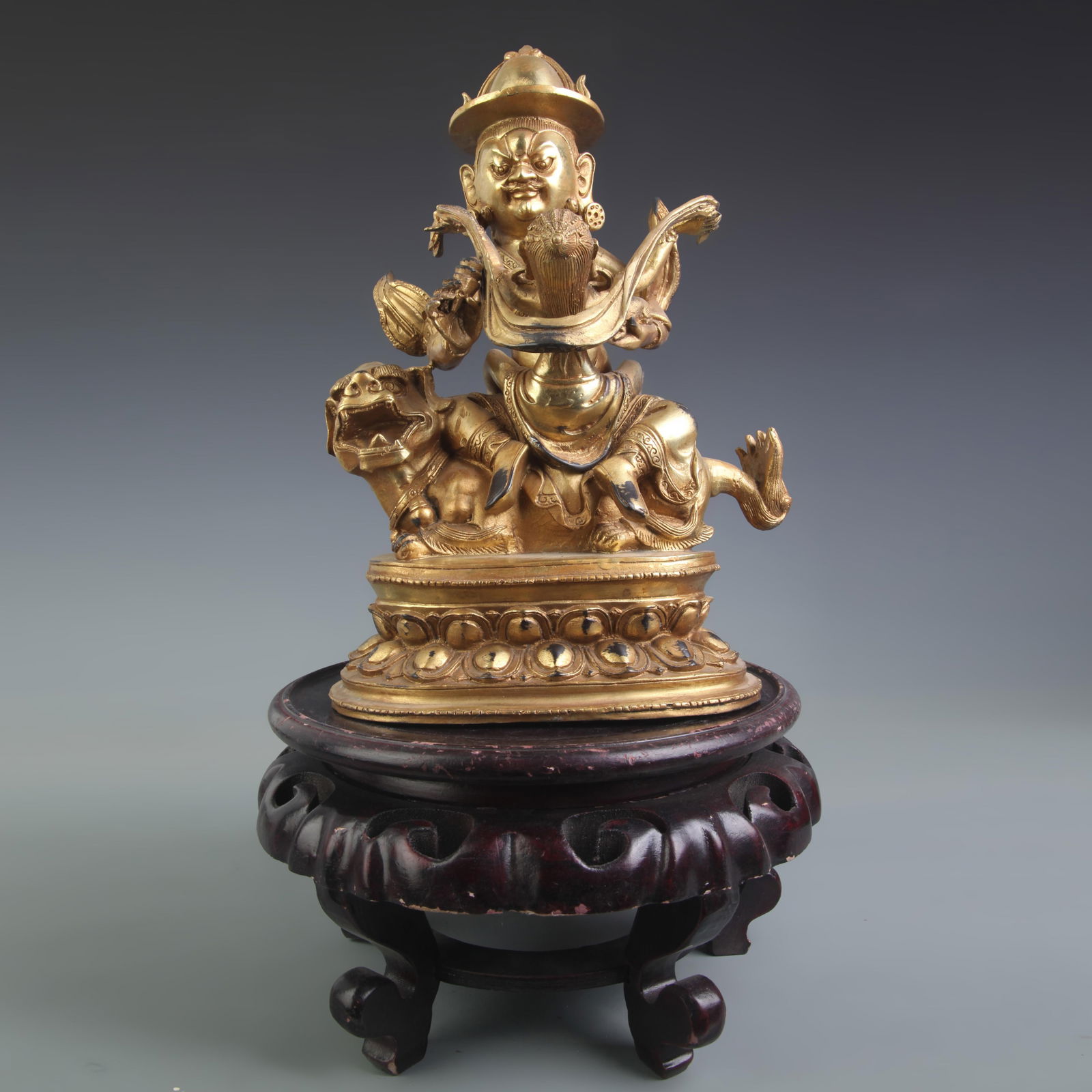 A FINE BRONZE HEVAJRA BUDDHA STATUE (1 of 5)