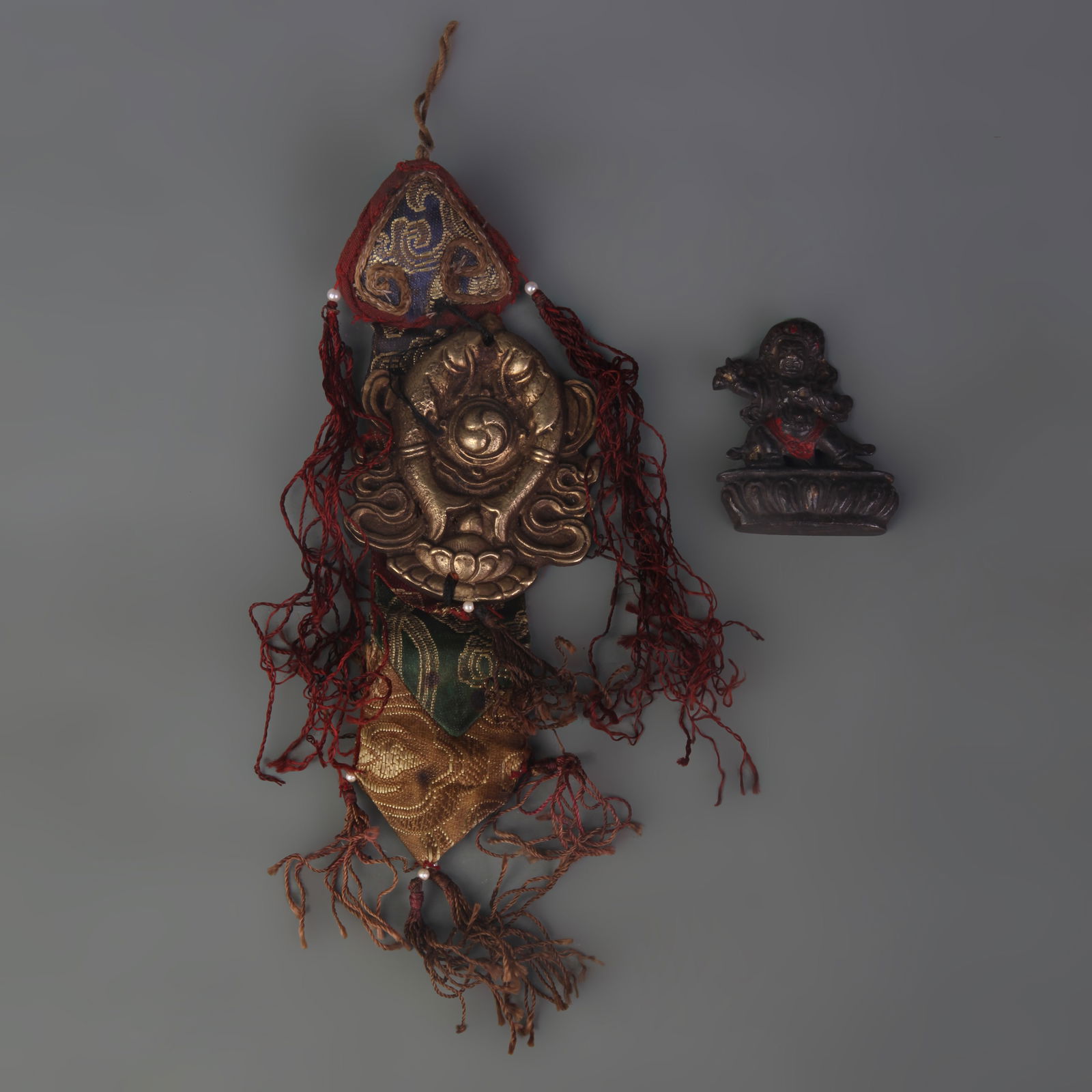 SET OF TIBETAN BUDDHISM RITUAL INSTRUMENTS: Qing Dynasty; Long: 2.5~8.0 inch