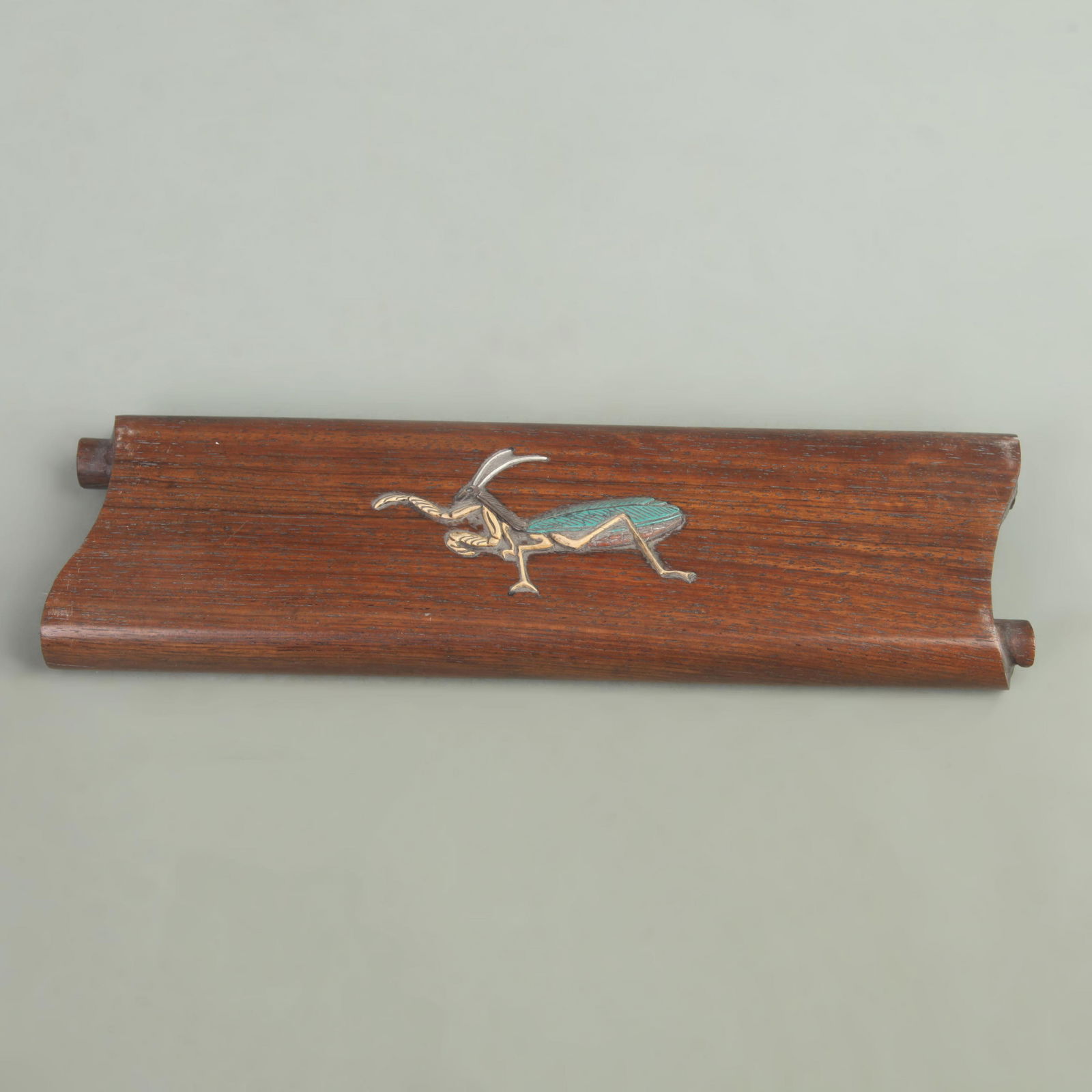 A FINE HUANG HUA LI MU MADE CALLIGRAPHY ARM REST (1 of 4)