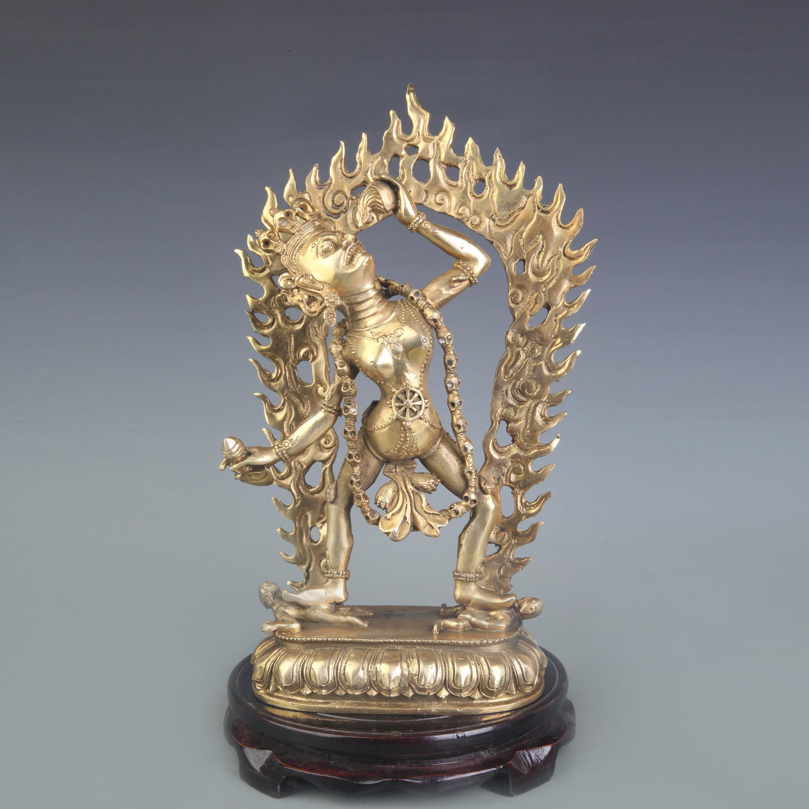 A FINE BRONZE NARO KHECHARI VAJRAYOGINI BUDDHA STATUE (1 of 5)