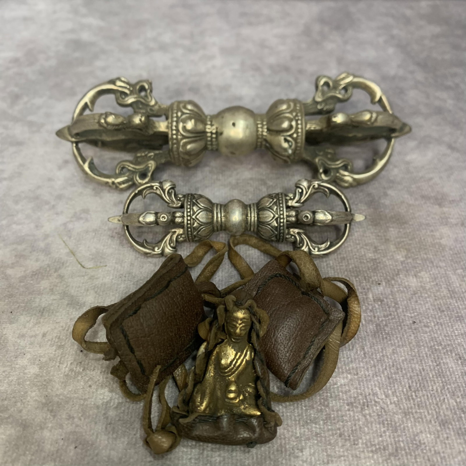 SET OF TIBETAN BUDDHIST RITUAL INSTRUMENTS (1 of 5)