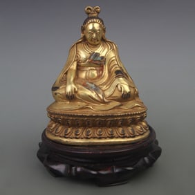 A FINE EMPEROR ZHEN WU DA DI STATUE