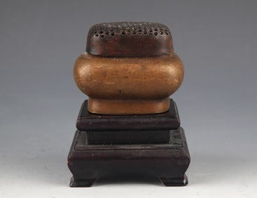 SMALL BRONZE INCENSE BURNER