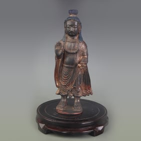 A FINE BRONZE BUDDHA STATUE