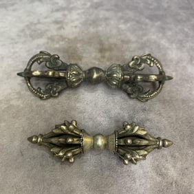 SET OF TIBETAN BUDDHISM RITUAL INSTRUMENTS