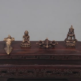 GROUP OF TIBETAN BUDDHISM INSTRUMENTS PHURBA