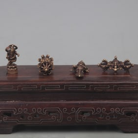 TIBETAN BUDDHIST STATUES AND RITUAL IMPLEMENTS