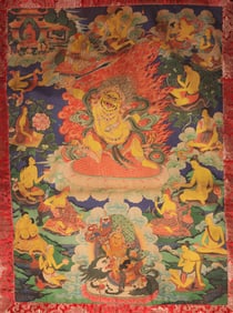 A FINE BIBETAN THANGKA