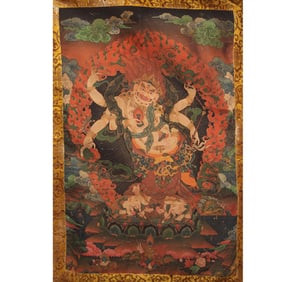 A FINE BIBETAN THANGKA