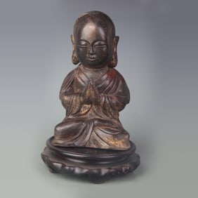 A FINE BRONZE BUDDHA STATUE
