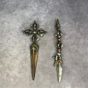 GROUP OF TIBETAN BUDDHISM RITUAL INSTRUMENTS