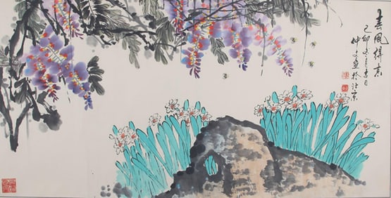 CHINESE PAINTING, ATTRIBUTED TO LIU ZHONG WEN