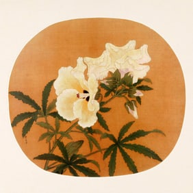 A COPY OF CHINESE PAINTING ON SILK