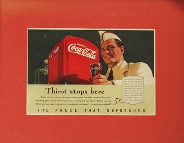 COCA COLA VINTAGE ADS
