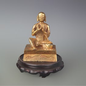 SQUARE SEATED BUDDHA STATUE