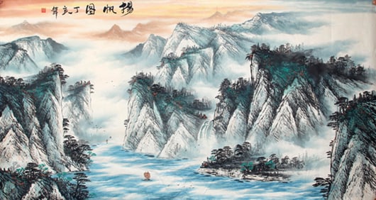 CHINESE PAINTING ATTRIBUTED TO QIAO BO