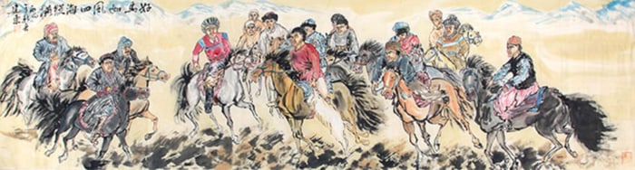 CHINESE PAINTING ATTRIBUTED TO XUN JIAN DONG