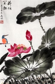 CHINESE PAINTING, ATTRIBUTED TO KUI LIN