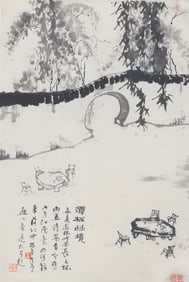 CHINESE PAINTING ATTRIBUTED TO WANG ZHEN DONG