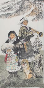 CHINESE PAINTING ATTRIBUTED TO LIANG PING BO