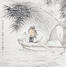 CHINESE PAINTING ATTRIBUTED TO LIU ZHENG DONG
