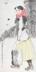 CHINESE PAINTING ATTRIBUTED TO HUANG BING RONG
