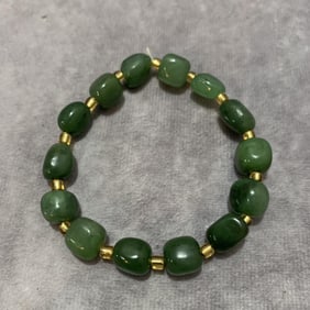 A FINE JADE MADE BRACELETS