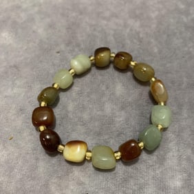 A FINE JADE MADE BRACELETS