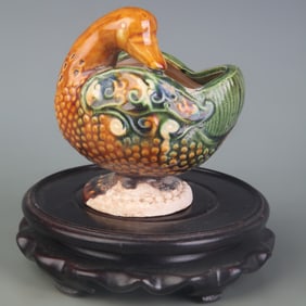 THREE COLOR DUCK-SHAPED WATER DROPPER