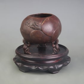A FINE ANIMAL FOOTED SMALL CENSER