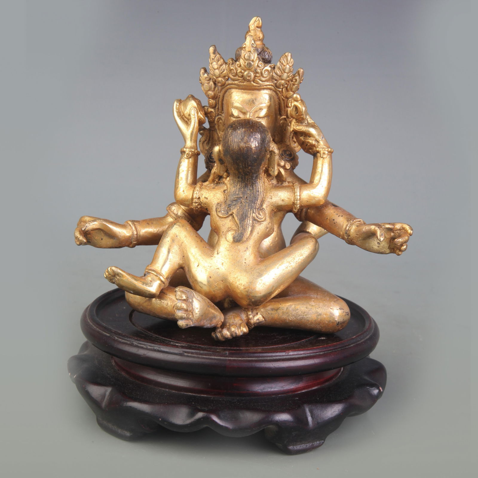 TIBETAN BUDDHIST BUDDHA OF HAPPINESS STATUE (1 of 5)