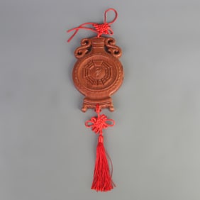 PEACHWOOD BAGUA PEACE VASE