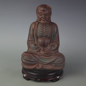 A FINE SANDALWOOD BUDDHA STATUE